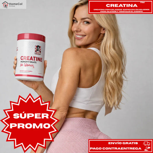 Creatine monohydrate Old School | Creatina monohidratada pura para mujeres