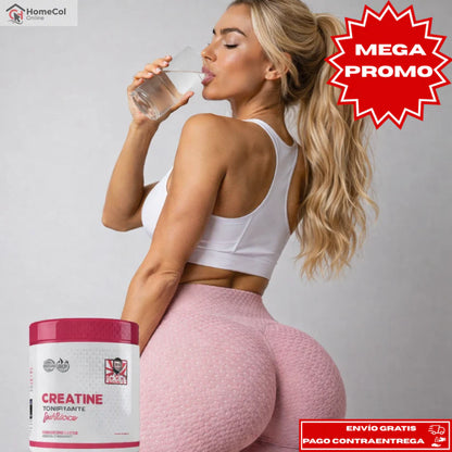 Creatine monohydrate Old School | Creatina monohidratada pura para mujeres